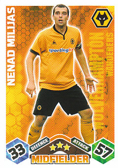 Nenad Milijas Wolverhampton Wanderers 2009/10 Topps Match Attax #353